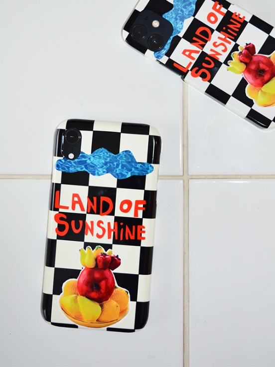 LAND OF SUNSHiNE CHECKERBOARD iphone CASE