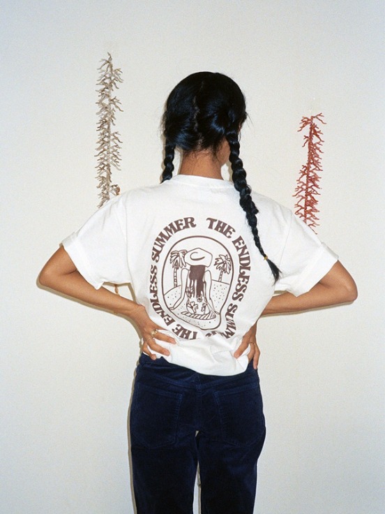 THE ENDLESS SUMMER TEE / BROWN