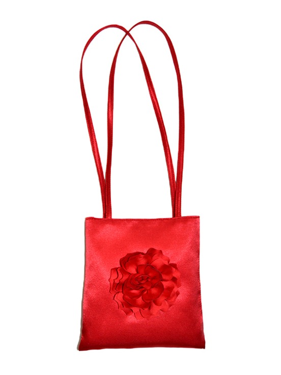 Rose mini bag / Red